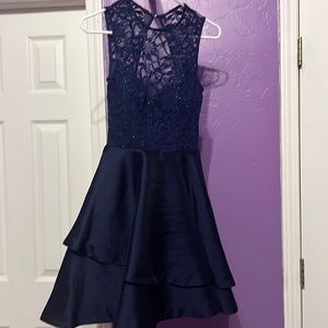 Windsor short blue dress size 5/6